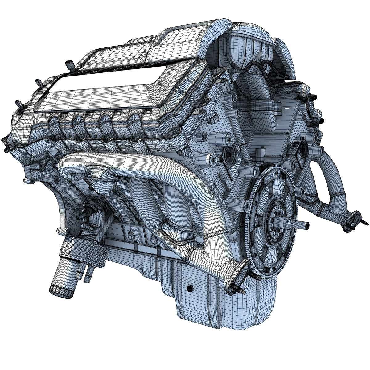 V8 Engine Model