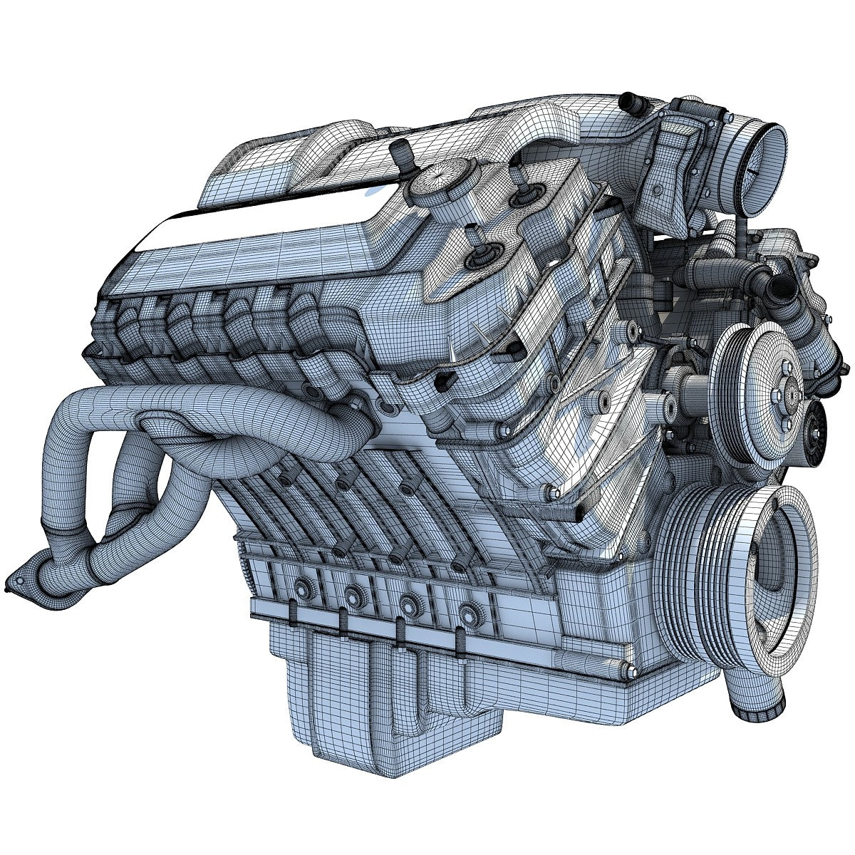 V8 Engine Model