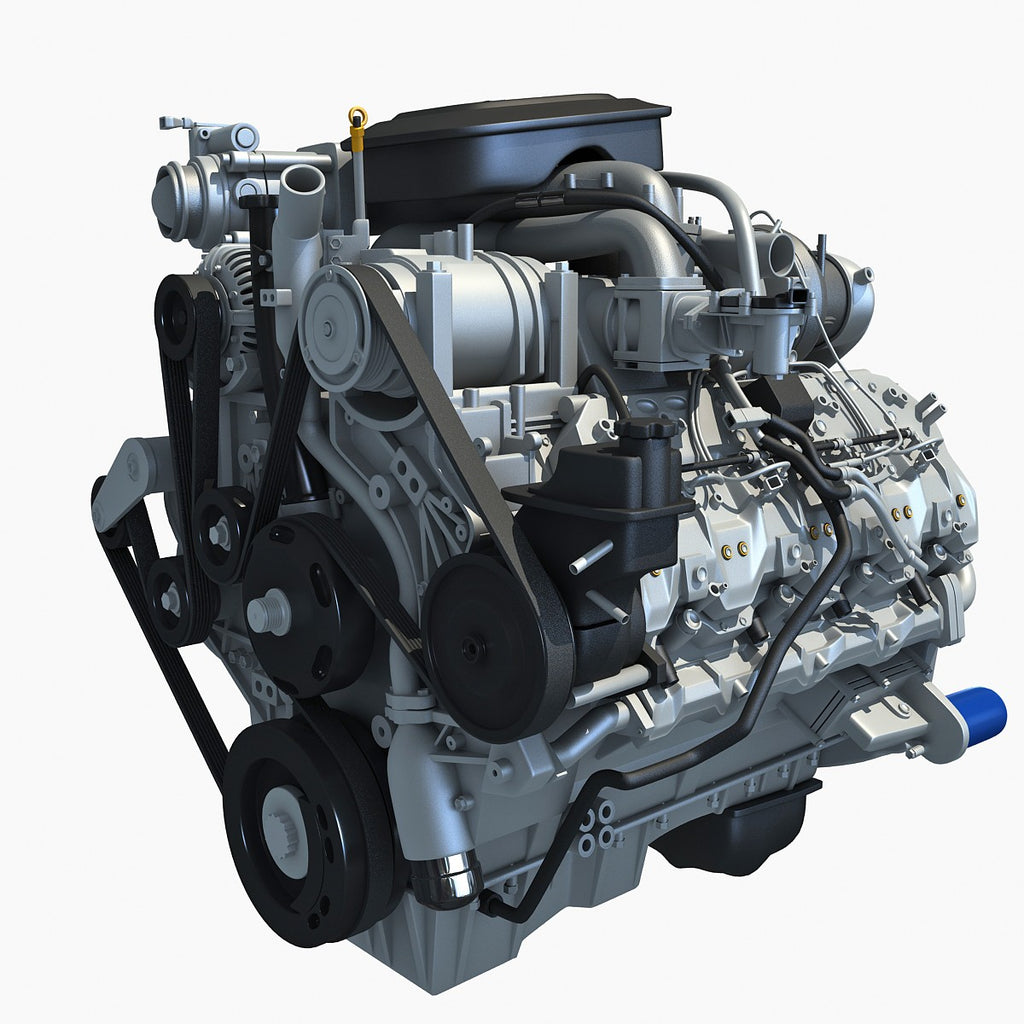 Duramax Diesel Turbo Engine Model