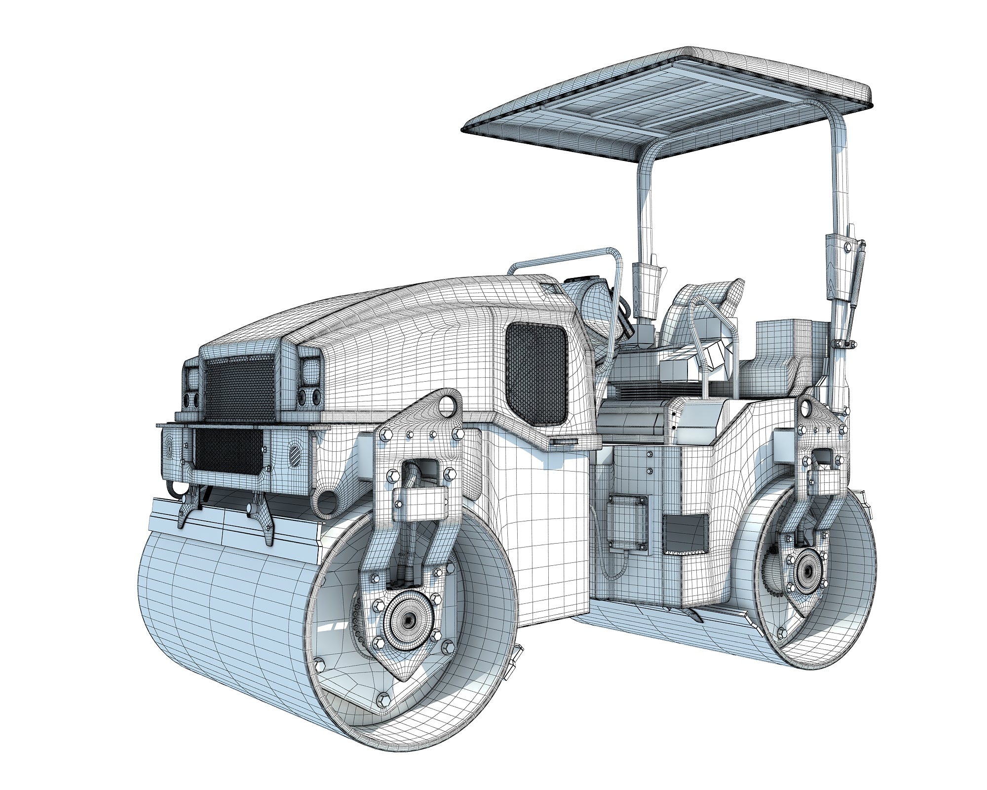 3D Models Road Roller