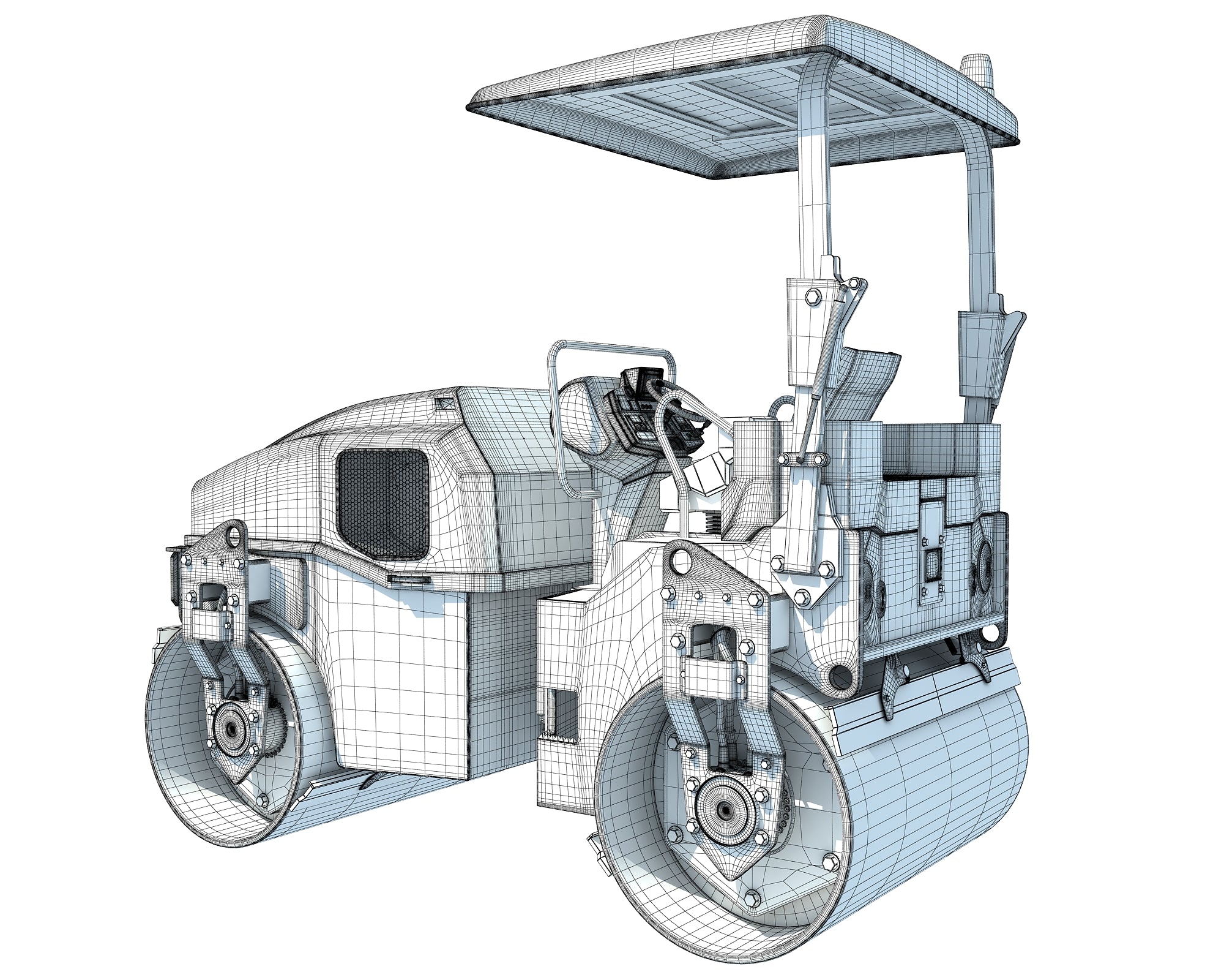 3D Models Road Roller