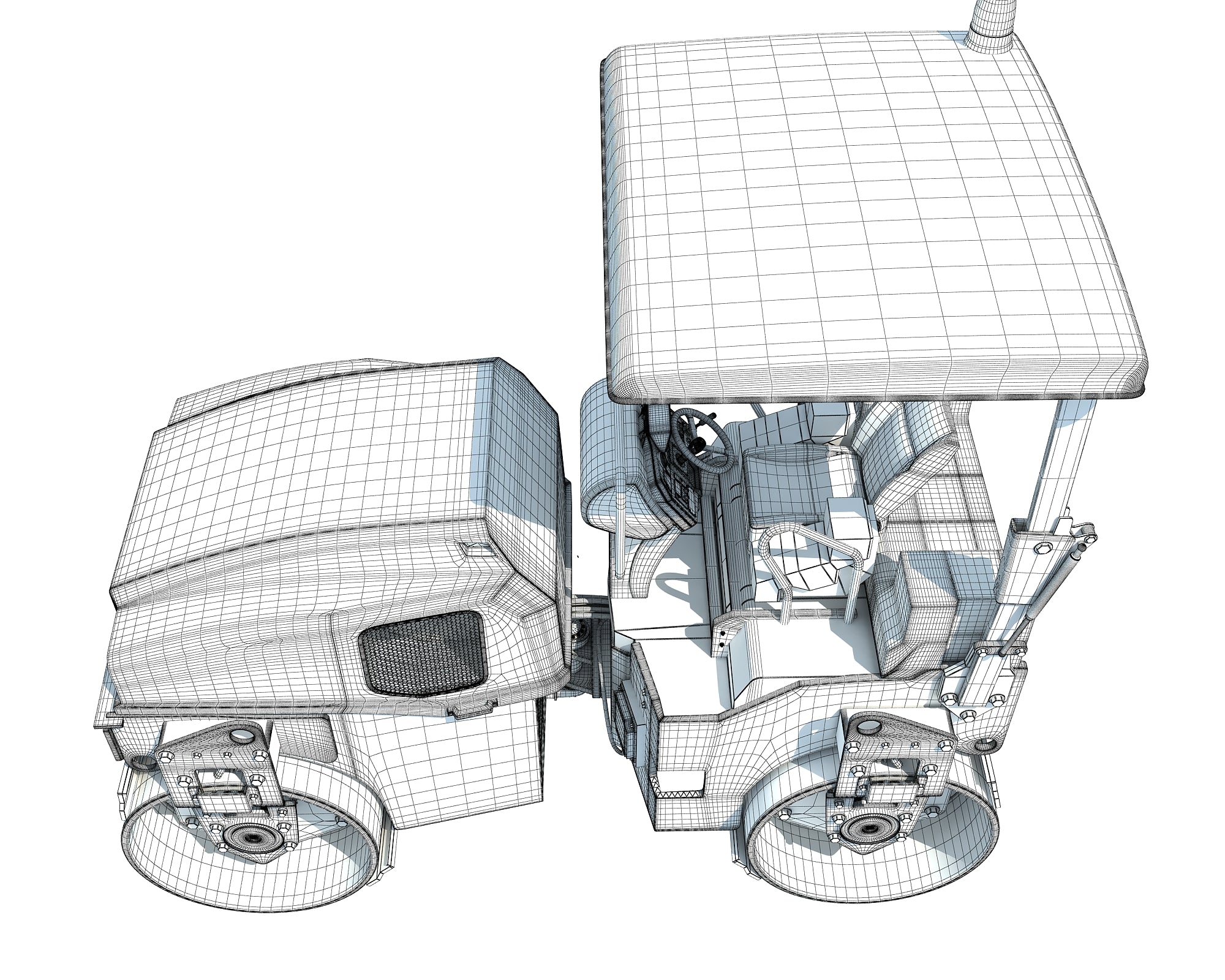3D Models Road Roller