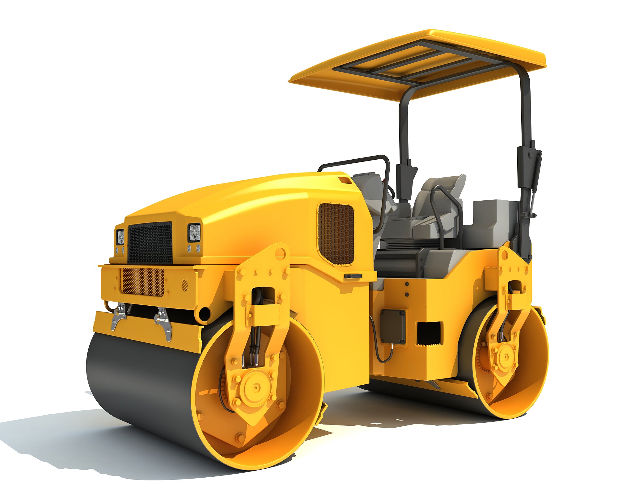 3D Models Road Roller