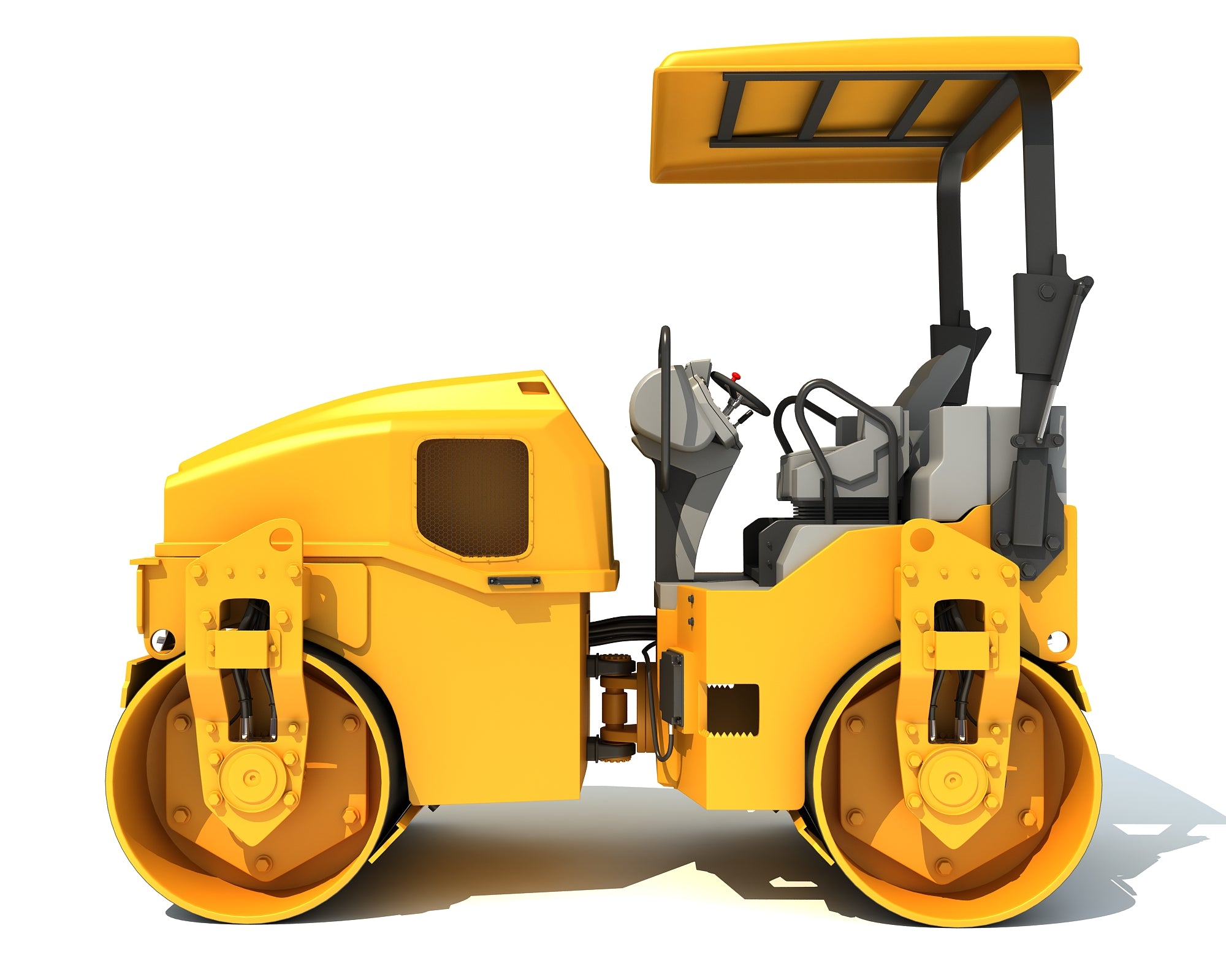 3D Models Road Roller