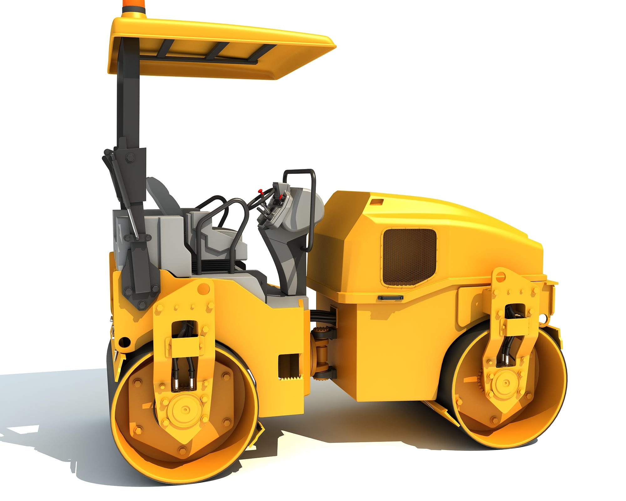 3D Models Road Roller