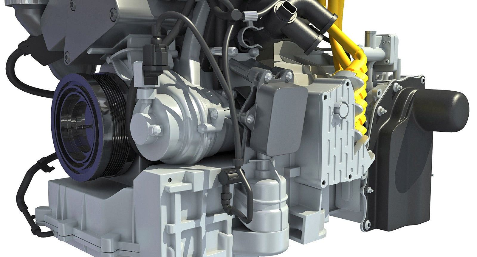 Car Engine 3D Model