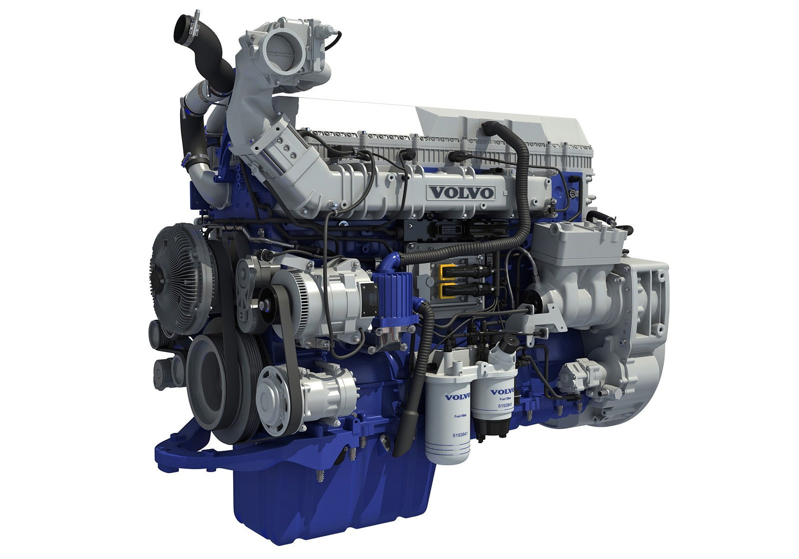 Volvo D13 Engine 3D Model