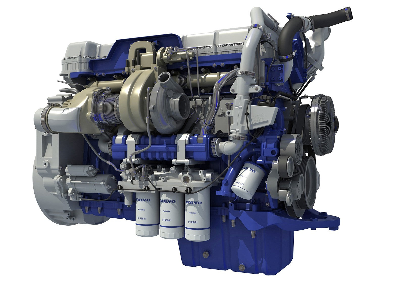 Volvo D13 Engine 3D Model