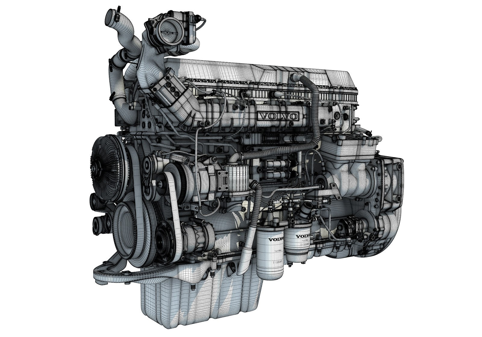 Engine 3D Model