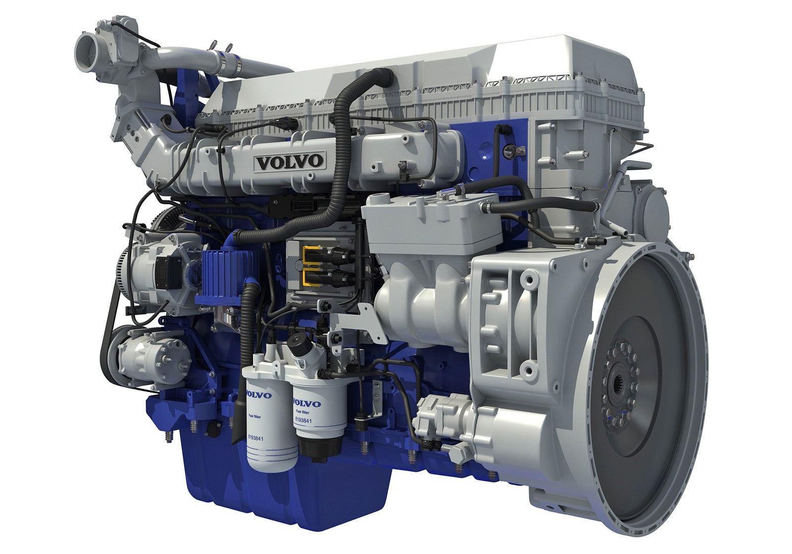 Volvo D13 Engine 3D Model