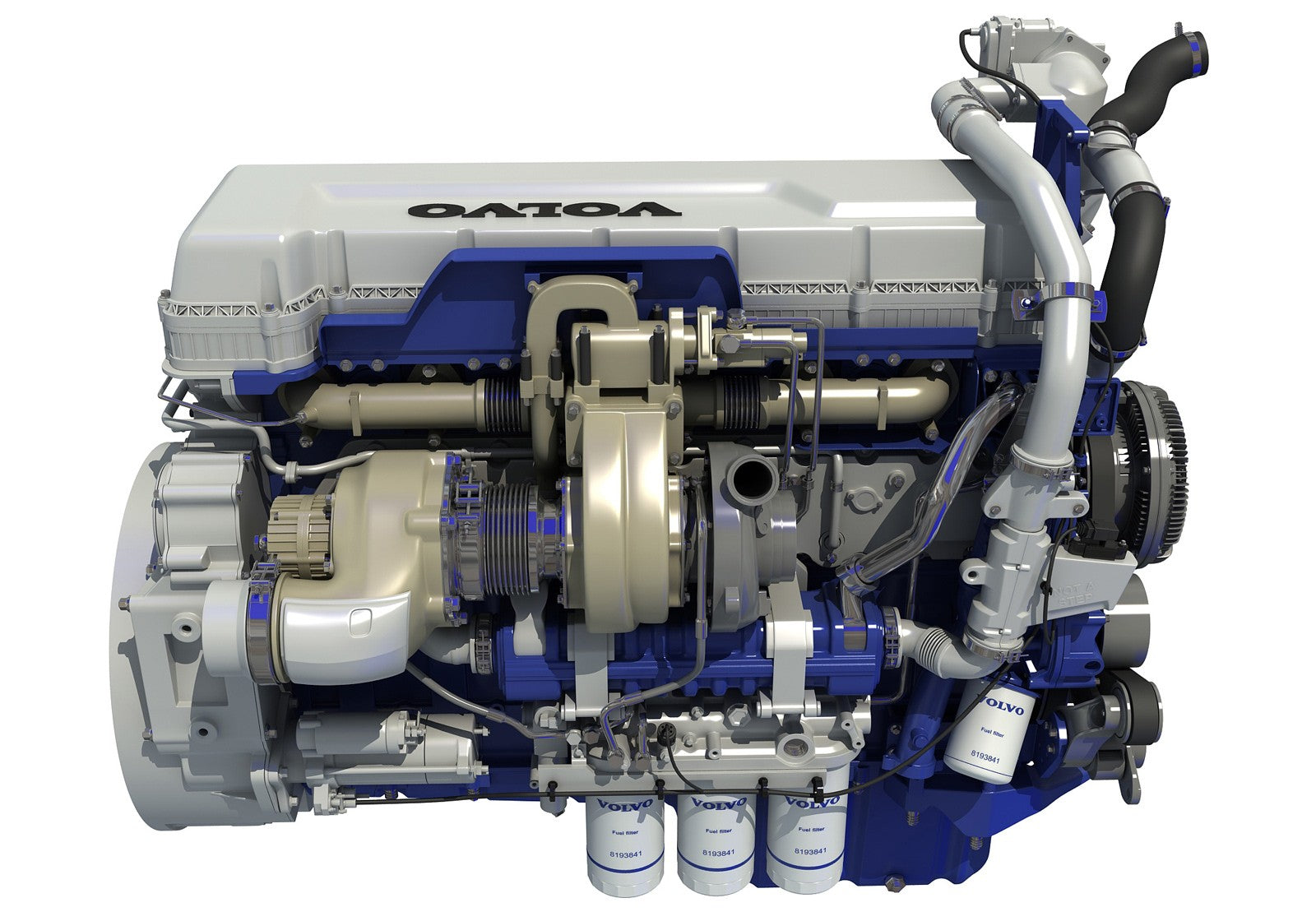 Volvo D13 Engine 3D Model