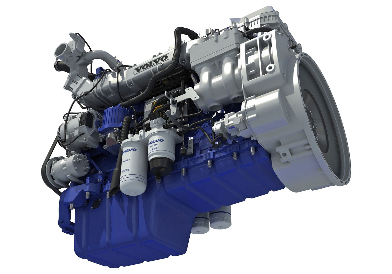 Volvo D13 Engine 3D Model
