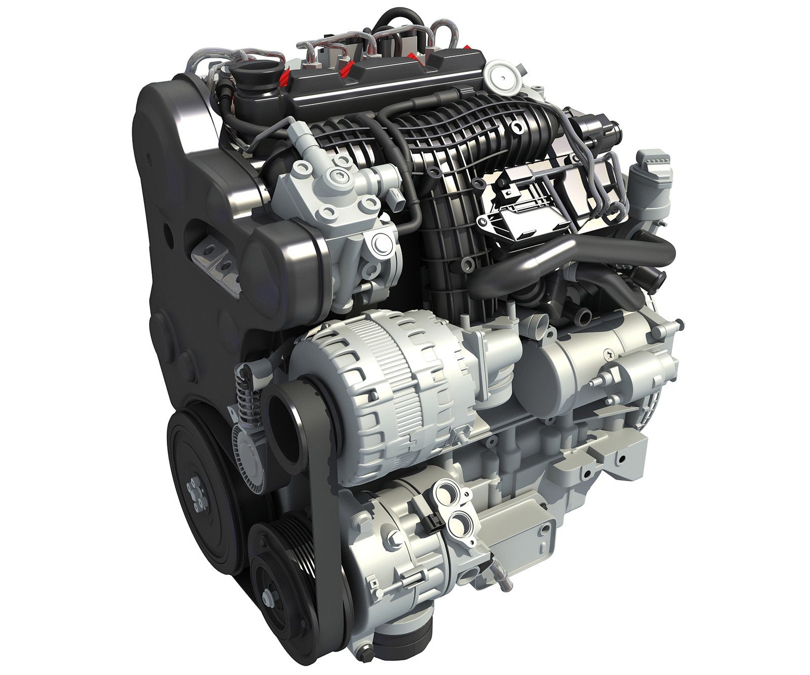 Volvo Engine 3D Model