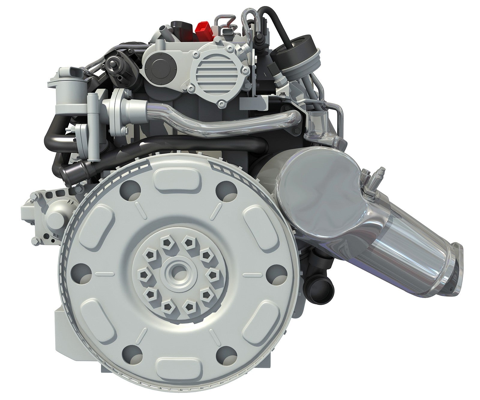 Volvo Engine 3D Model