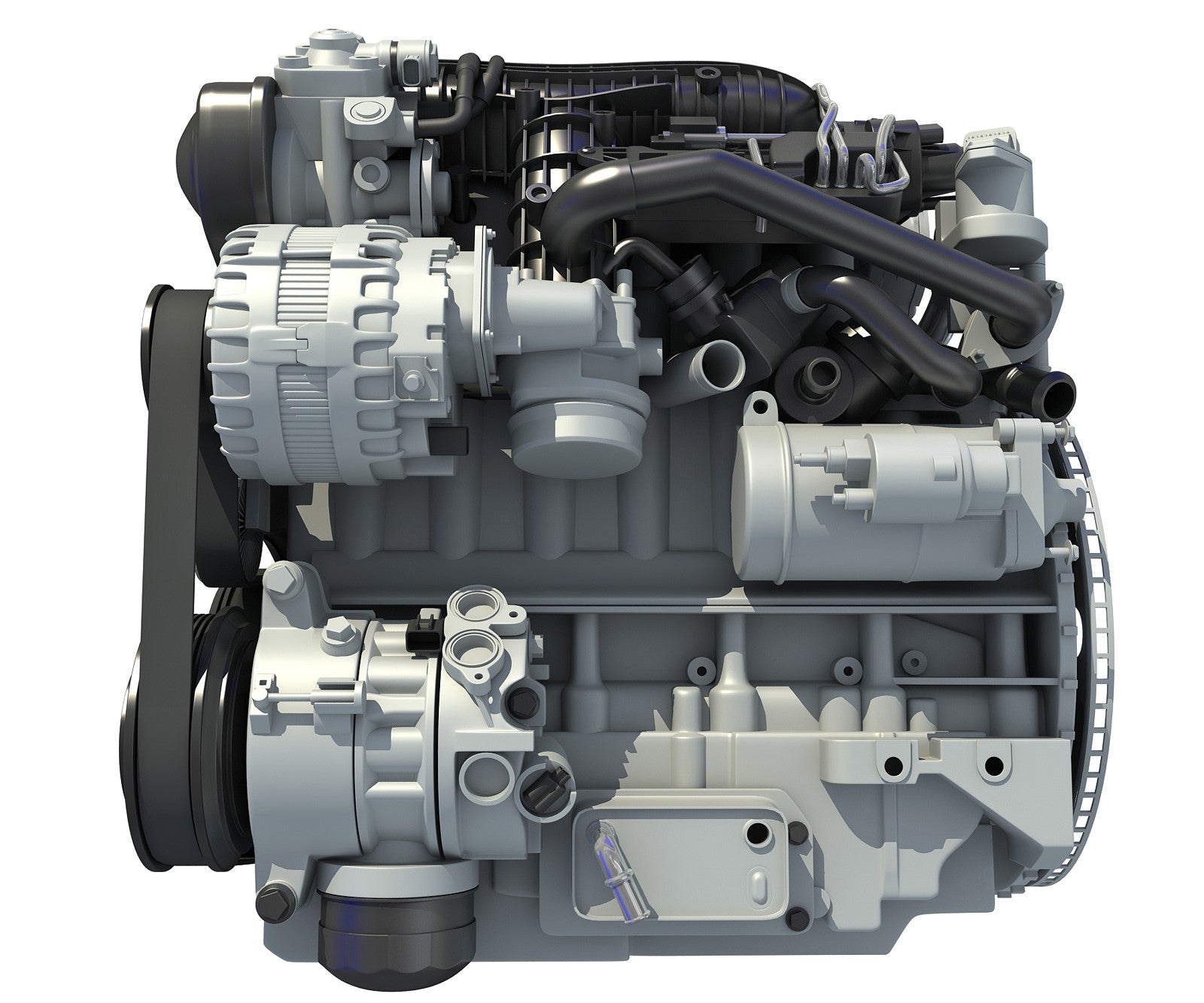 Diesel Engine 3D Model