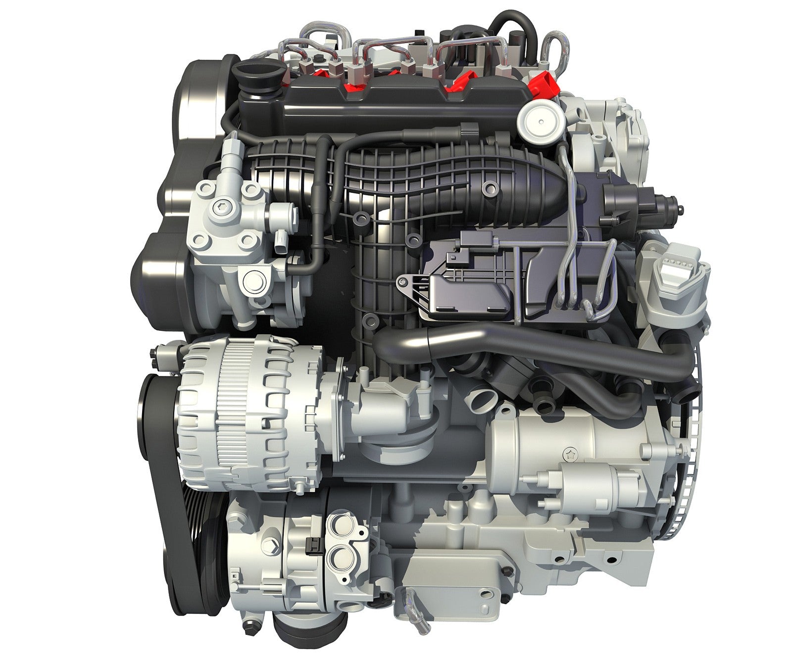 Diesel Engine 3D Model