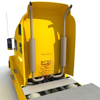 Flatbed Truck Model