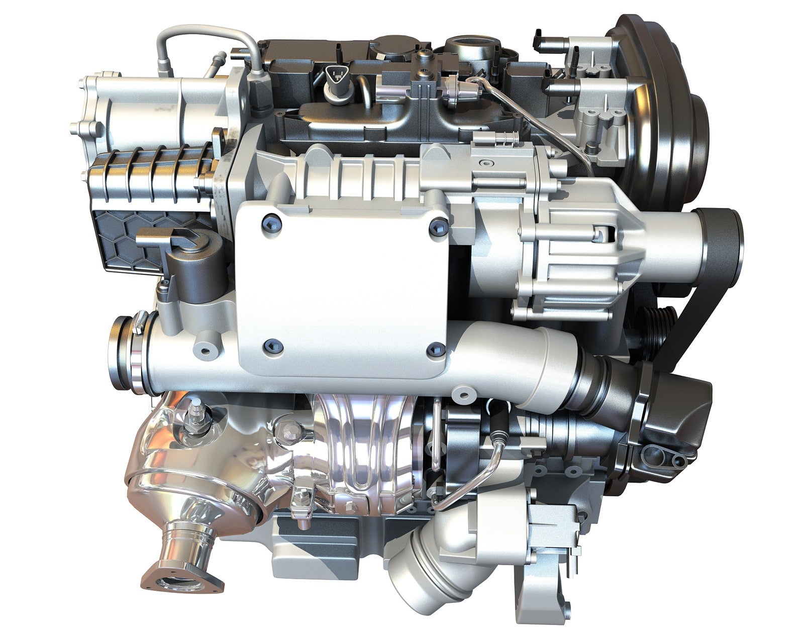 Petrol Engine 3D Model