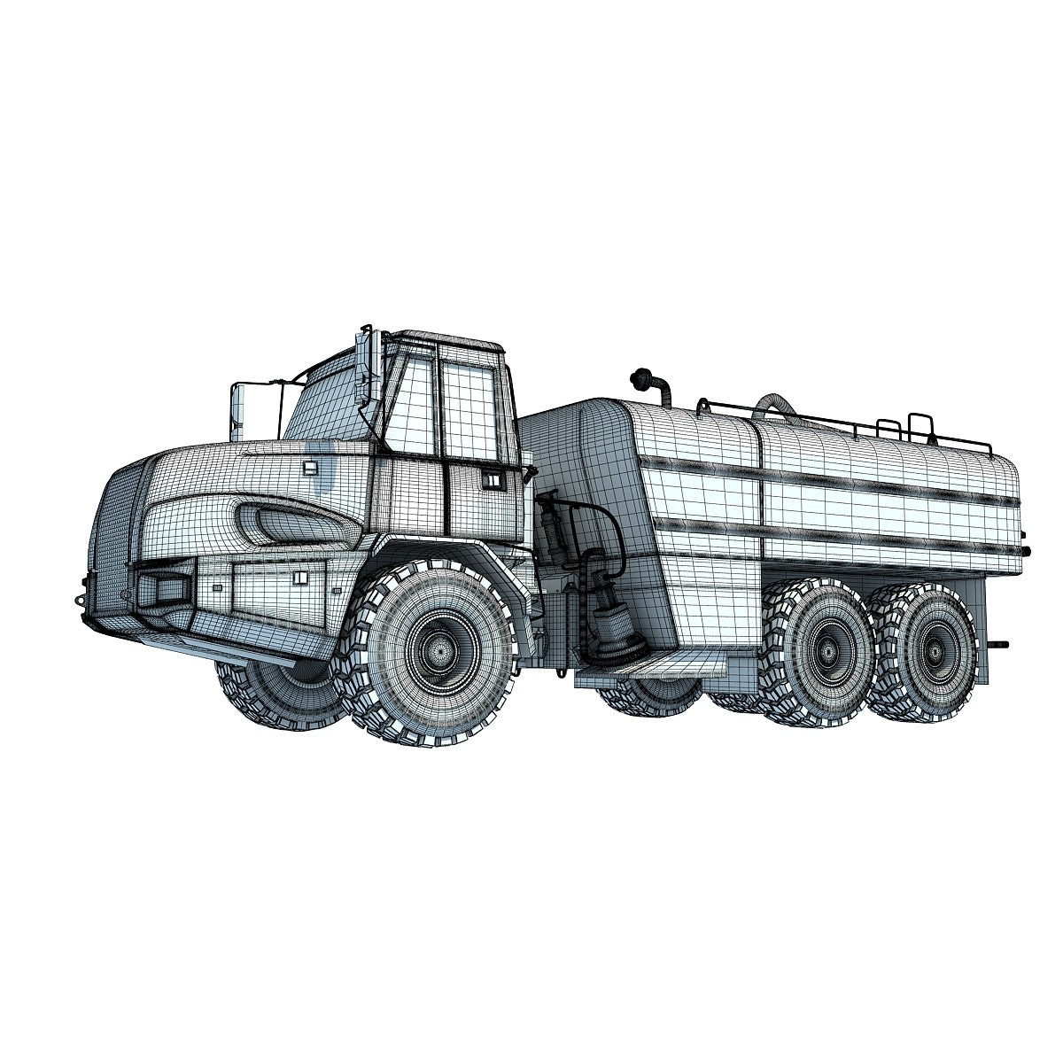 Water Wagon 3D Model
