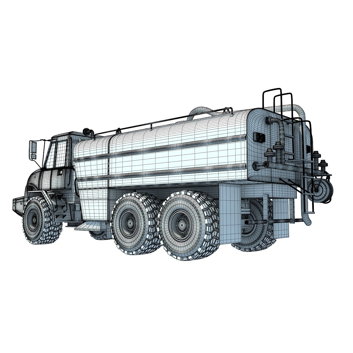 Water Wagon 3D Model