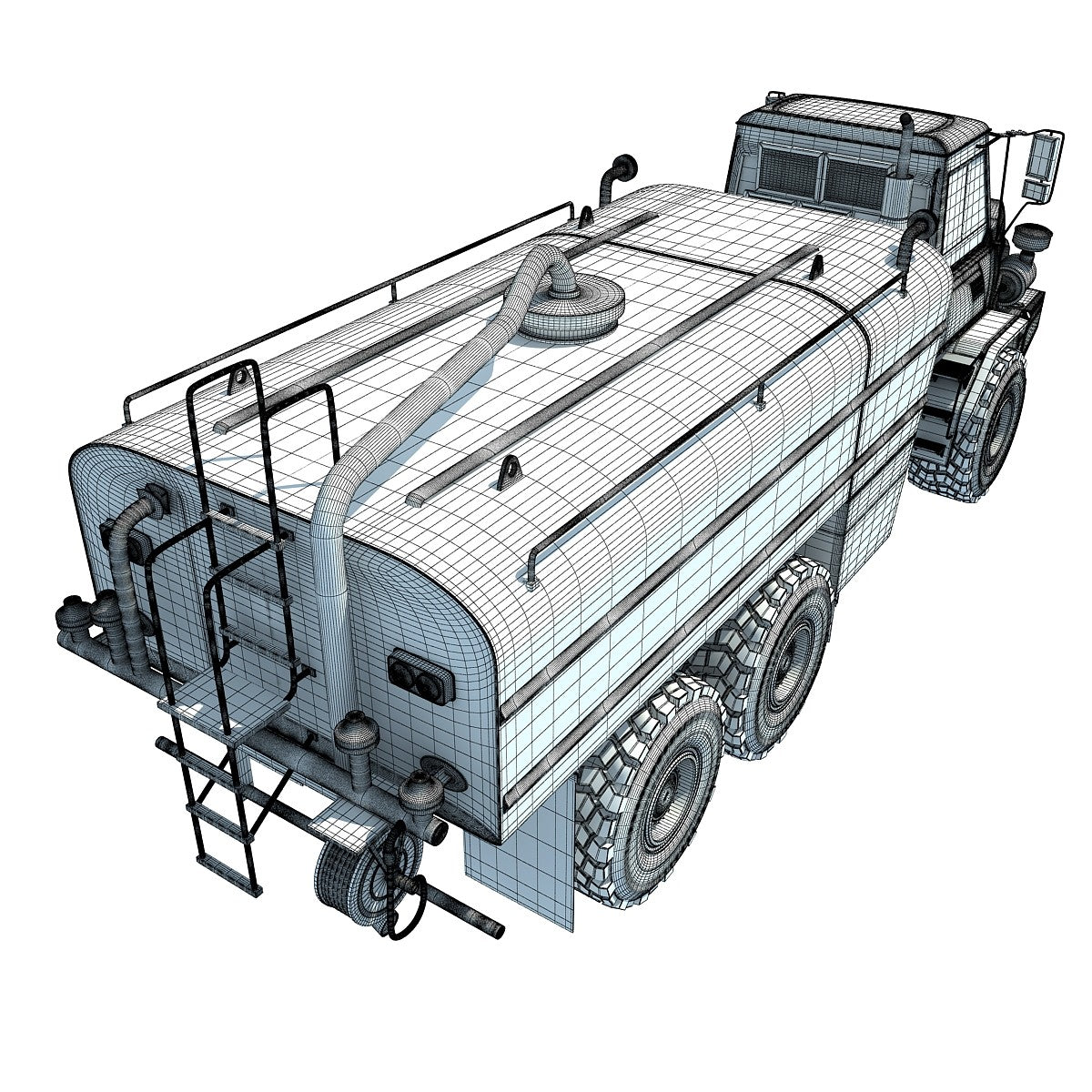 Water Wagon 3D Model
