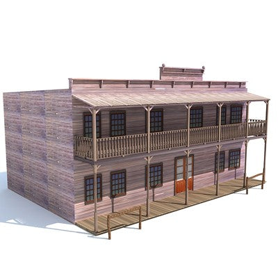 Western Houses 3D Models