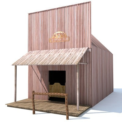 Western Houses 3D Models