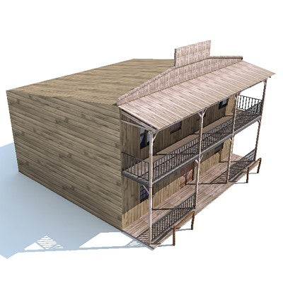 Western Houses 3D Models