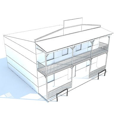 Western Houses 3D Models