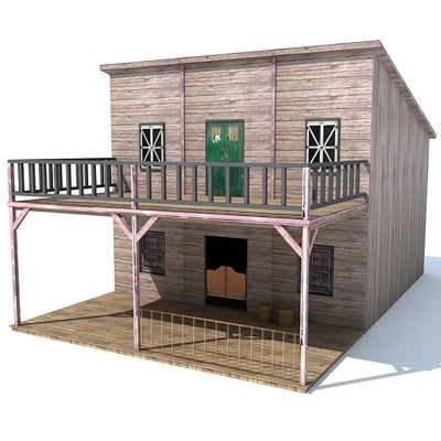 Western Houses 3D Models