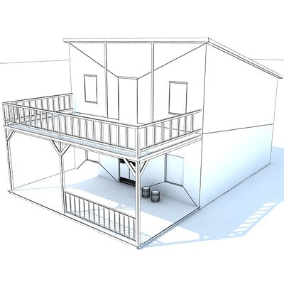 Western Houses 3D Models