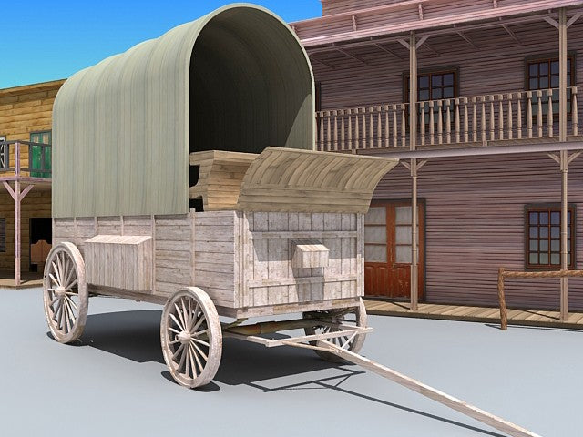 Western Town 3D Model