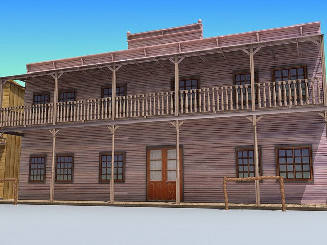 Western Town 3D Model