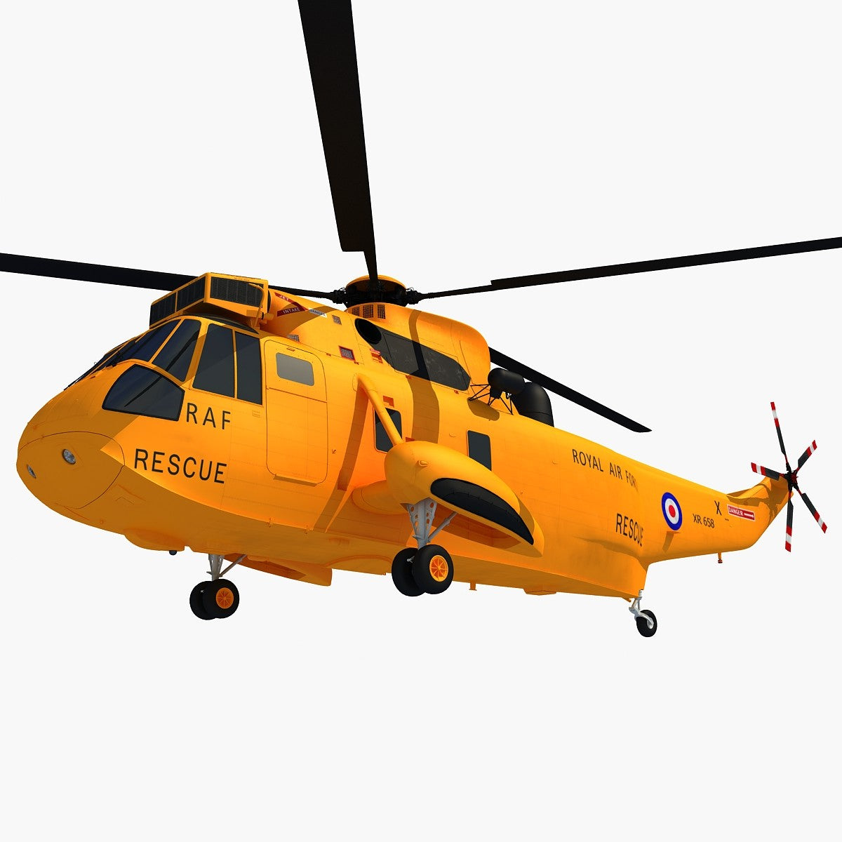 Sea King Helicopter 3D Model