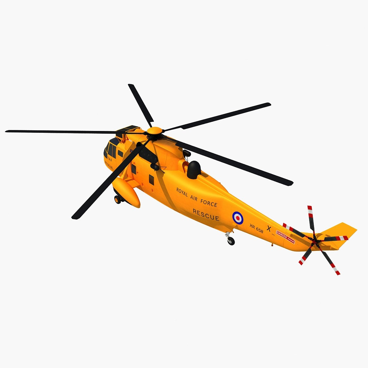 Sea King Helicopter 3D Model