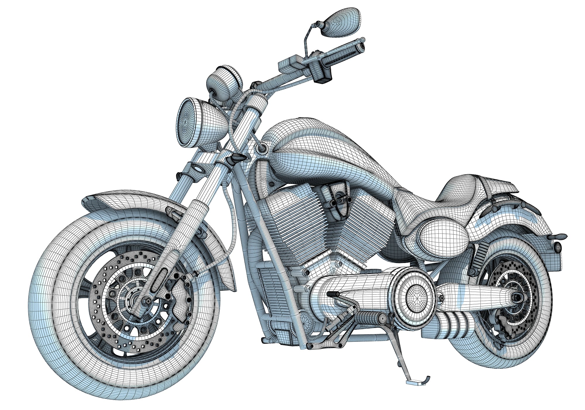 Motorcycle 3D Model