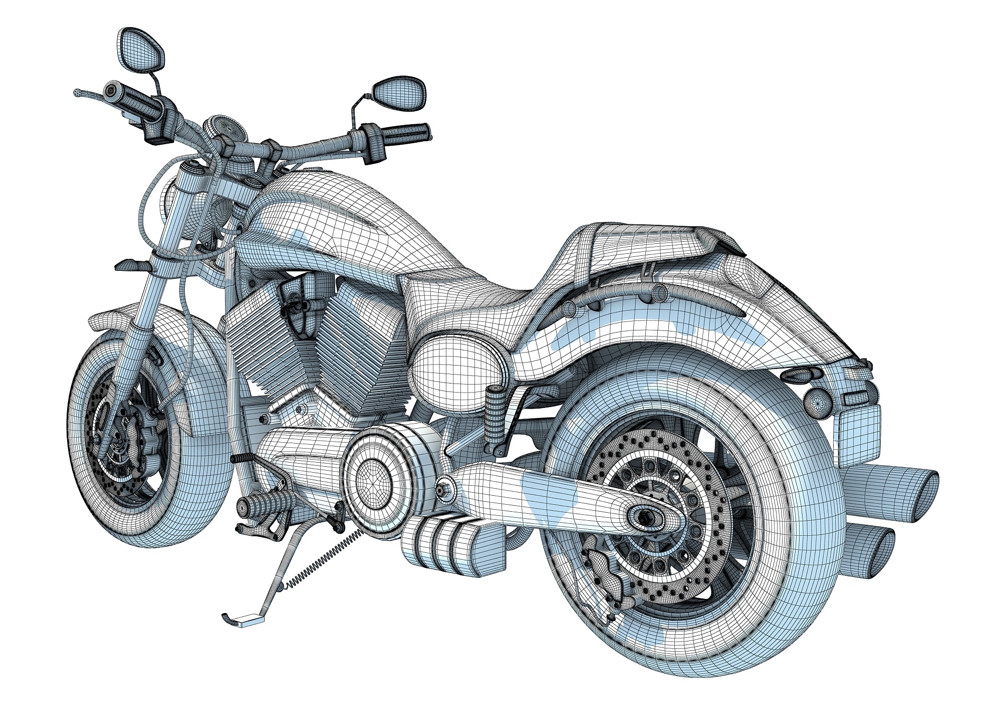 Motorcycle 3D Model