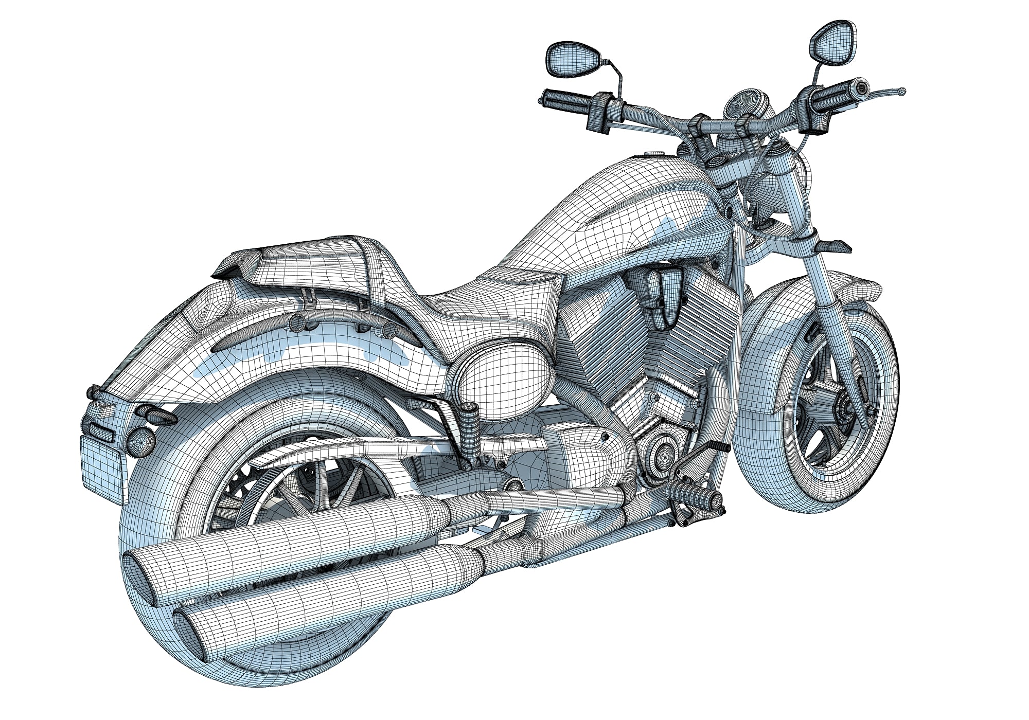 Motorcycle 3D Model