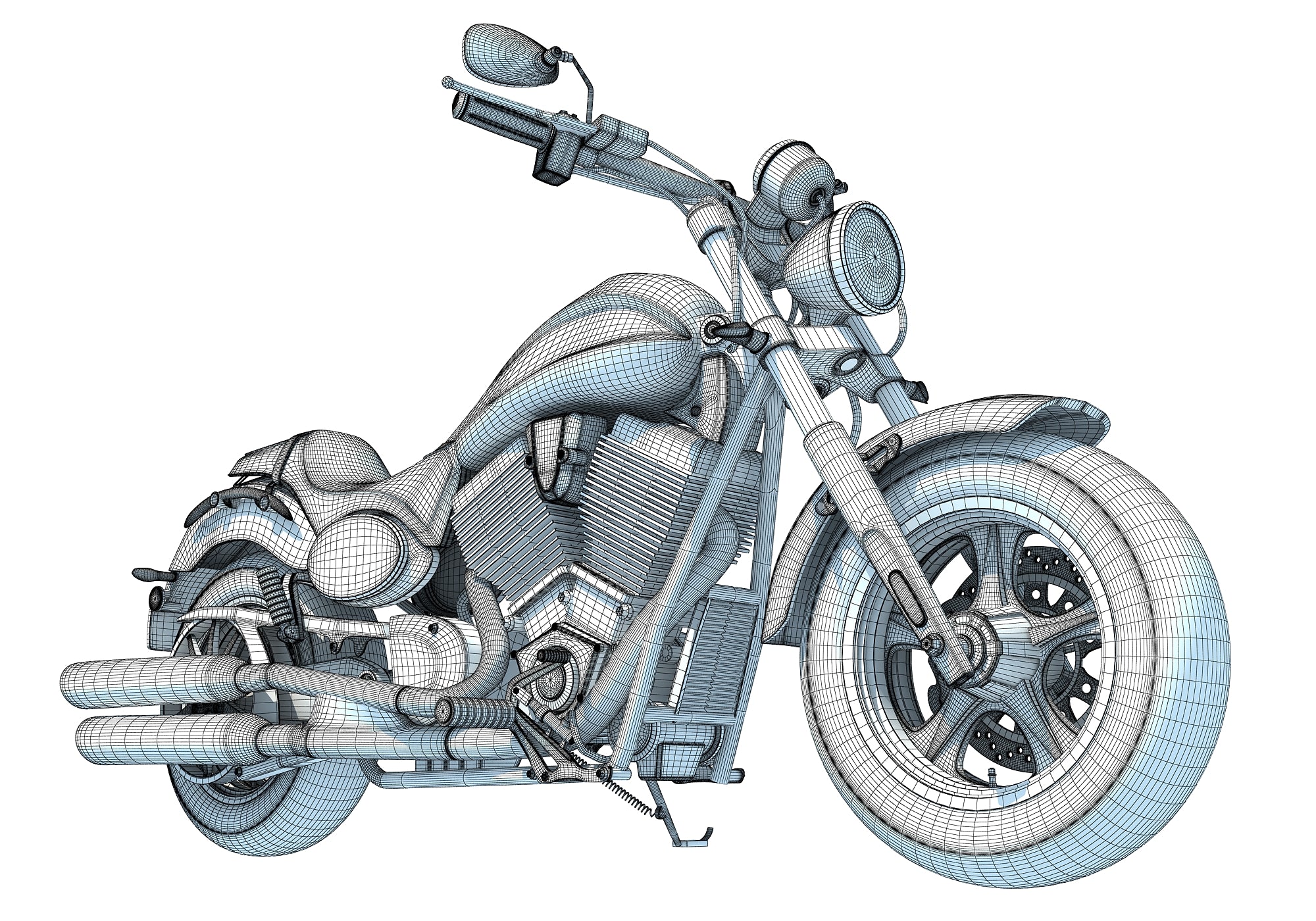 Motorcycle 3D Model