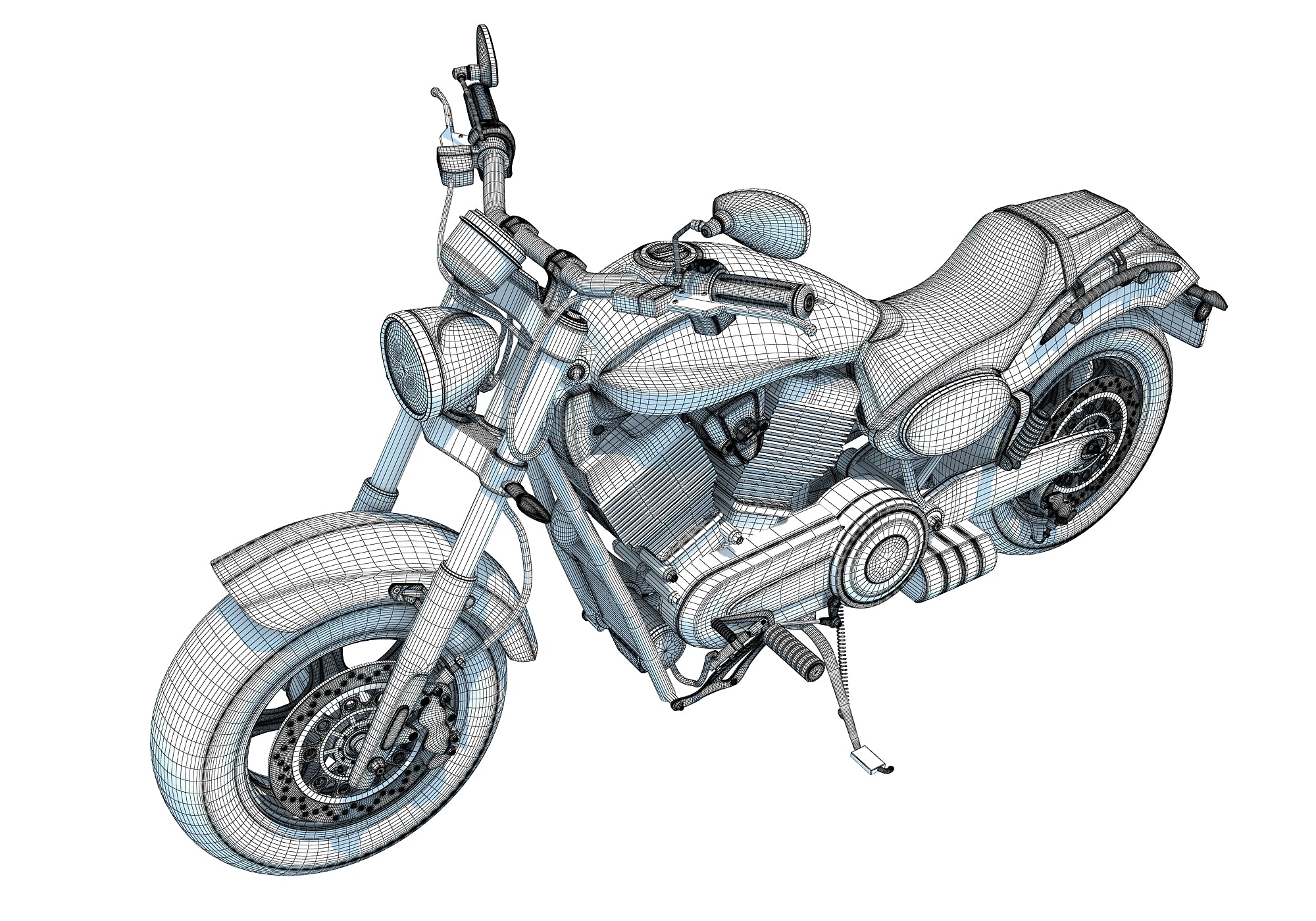 Motorcycle 3D Model